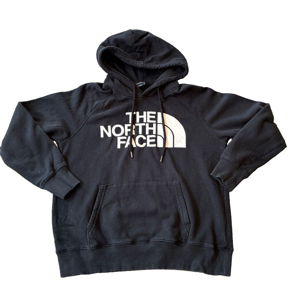 The North Face Hoodie Sweatshirt Womens Black Half Dome Size Small